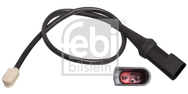 Warning Contact, brake pad wear